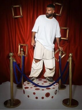 SACER Cream ZIPPER JOGGER PANTS